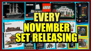 EVERY LEGO SET RELEASING NOVEMBER 2024 [upl. by Jocelyn906]