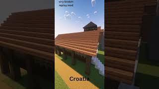 Easy Croatian House shorts minecraft [upl. by Eidna562]