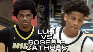 LUHI vs ROSELLE CATHOLIC‼️ Kiyan Anthony Ethan Mgbako VJ Edgecombe  Jordan Holiday Classic [upl. by Alic]