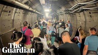 Eurotunnel passengers evacuated after being stranded under Channel [upl. by Schatz322]