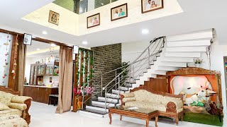 6500 Sqft Triplex villa for sale in gated community Hyderabad  400 Sqyds [upl. by Yelsel]