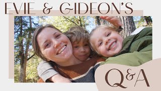 Evie amp Gideons QampA  Big Questions Answered [upl. by Gnemgnok109]