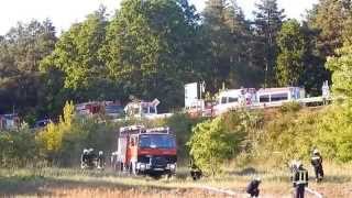 Einsatz der Eberswalder Feuerwehren  Waldbrand 050615 [upl. by Benkley]