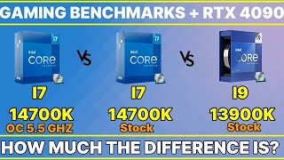 i7 14th 14700k OC vs ryzen 7 7800x3d vs i9 13900K vs i9 14900k 14700k oc vs Stock its worth todo [upl. by Leumas]