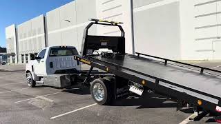 2023 Chevrolet 6500HD JerrDan Rollback Flatbed Tow Truck [upl. by Rois]