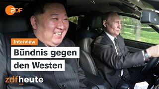 Was Putin zum Pakt mit Nordkorea treibt  ZDFheute live [upl. by Clarkson800]