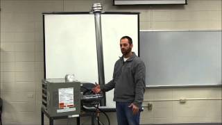 How to Vent a Modine Unit Heater Category I Vertically [upl. by Enirroc]