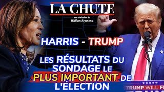 Harris  Trump  les RÉSULTATS du sondage le plus IMPORTANT de lélection  La Chute [upl. by Mateya]