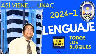 🔴 Solucionario EXAMEN DE ADMISIÓN LENGUAJEUniversidad Nacional del Callao 2024 1 [upl. by Gittel595]