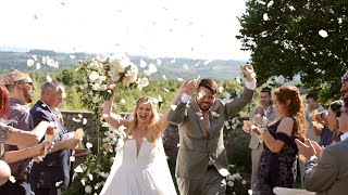 Wedding in Tuscany  Villa Catignano  Sarah  Ryan Teaser [upl. by Delle162]