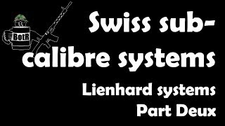 Swiss SubCalibre Systems More Lienhards [upl. by Ynamad289]