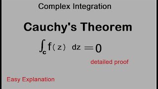 Complex Integration Cauchys Theorem Theta Classes [upl. by Goltz]