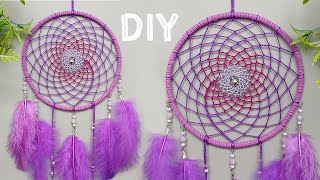 DIY COMO HACER UN ATRAPASUEÑOS Paso a paso  HOW TO MAKE A DREAMCATCHER Step by Step [upl. by Alisia]