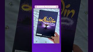 Aladdin  2024 UK Tour Programme  theatrethursday [upl. by Dilisio344]