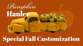 Pumpkin Hauler Truck Customization  Special Fall Episode [upl. by Acined336]