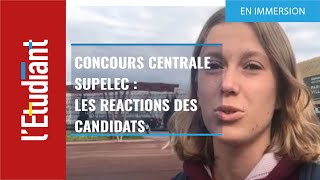 Concours CentraleSupélec 2023  les réactions des candidats [upl. by Llabmik]