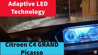 Citroen C4 Grand Picasso Adaptive Headlight System [upl. by Leunas]