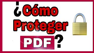 🔴¿Cómo Proteger Mis Archivos PDF con Contraseña Fácil y Rápido [upl. by Lynett]