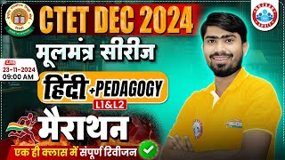 CTET Dec 2024 Hindi Marathon By Mamtesh Sir  मूलमंत्र सीरीज  CTET Hindi Pedagogy Marathon Class [upl. by Oirevas237]