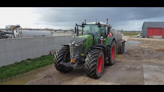 ROZLEWANIE GNOJOWICY 2024 FENDT 930 GEN7 FLIEGL VFW 20000 [upl. by Ahsikit]