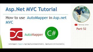 Part 52 How to use AutoMapper in Aspnet Mvc [upl. by Harimas]