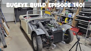 How I set up the Austin Healey Sprites front hinge bonnet for easy removal Bugeye Build Ep 140 [upl. by Aivekal]