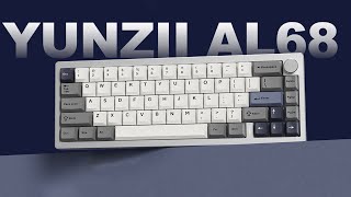 UNBOXING YUNZII AL68 QMKVIA KEYBOARD [upl. by Aramois]