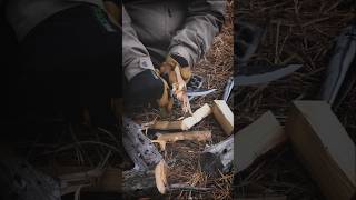 Camping by the River  Batoning  Marttiini Lynx Knife  Bushcraft  Fjallraven [upl. by Whalen]