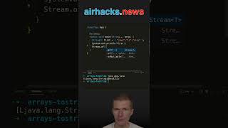 How to toString java shorts coding airhacks [upl. by Ailuy]