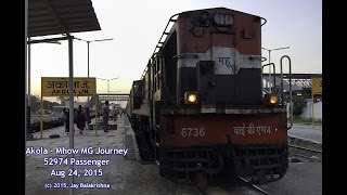 Akola  Mhow Meter Gauge Journey [upl. by Alderman917]