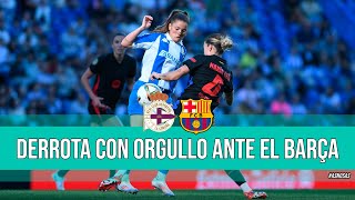 DEPORTIVO ABANCA 03 BARCELONA  ORGULLO Y SUPERVIVIENCIA  ANÁLISIS Y OPINIÓN  LIGA F [upl. by Clayberg]