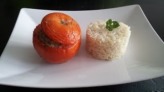 Tomates farcies  LA BOITE A RECETTES [upl. by Uolymme]