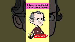 🌸La primera ley de Mendel 🌼en 50 segundos🌹🌿 [upl. by Derman]