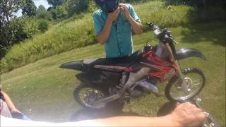 Honda Cr 250 vs Honda Cr 125 [upl. by Cleo]