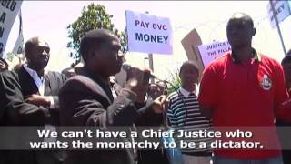 Judiciary crisis deepens in Swaziland [upl. by Anaehs154]