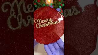 christmas resincoasters resinornaments diy resincrafts [upl. by Donelle]