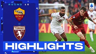 RomaTorino 11  Late drama at the Olimpico Goals amp Highlights  Serie A 202223 [upl. by Eilac]