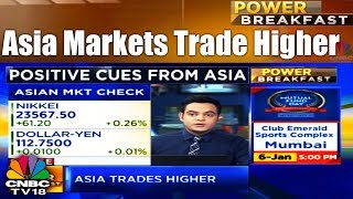 Asia Markets Trade Higher  Power Breakfast Part 01  CNBC TV18 [upl. by Nomal]