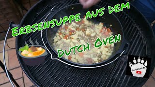 Erbsensuppe aus dem Dutch OvenErbseneintopf 42 [upl. by Baggs]