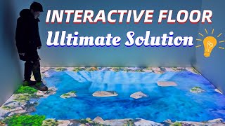 Ultimate 3D Interactive Floor Projection Mapping Tutorial Create Art Hologram Projector Tile Floors [upl. by Gibson]