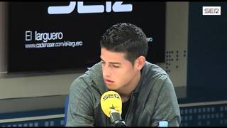 James Rodríguez “En el descanso del Barça dije a Cristiano vamos a atacarles” Cadena SER [upl. by Lai]