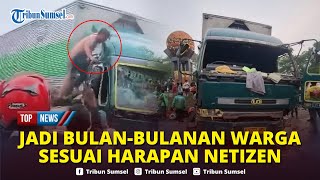 🔴Kondisi Sopir Truk Ugalugalan Tabrak 16 Mobil dan Motor di Tangerang Sekarat Usai Diamuk Massa [upl. by Anaihs]