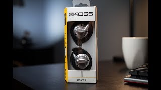 Koss KSC75 Headphones Best 20 On Ear 🎧 [upl. by Cirre]