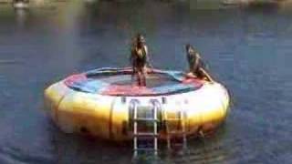 Island Hopper 15 Water Trampoline [upl. by Kilam]