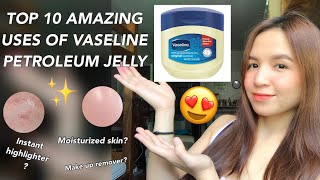 10 AMAZING USES OF VASELINE PETROLEUM JELLY  Sobrang daming BENEFITS [upl. by Stafford63]