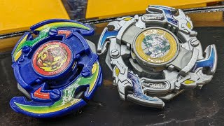 BEYBLADE  DRANZER F VS WOLBORG 🔥❄️ 爆転シュート ベイブレード [upl. by Dale]