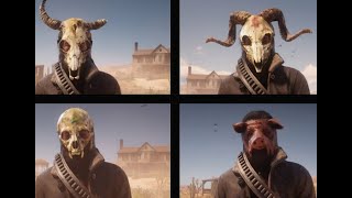 ALL LEGENDARY Mask Location In Red Dead Redemption 2 [upl. by Laeynad]