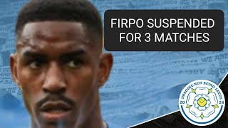 Junior Firpo Suspended For 3 Games 🤬 [upl. by Hooke623]