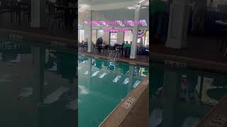 Indoor pool in Hyannis travel inn [upl. by Elleiram]