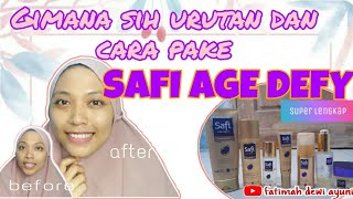 REVIEW SAFI AGE DEFY GOLD WATER ESSENCE Pemakaian 1 Bulan  Wajah Glowing  Fatma [upl. by Jake233]